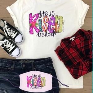 Shirt with matching masks